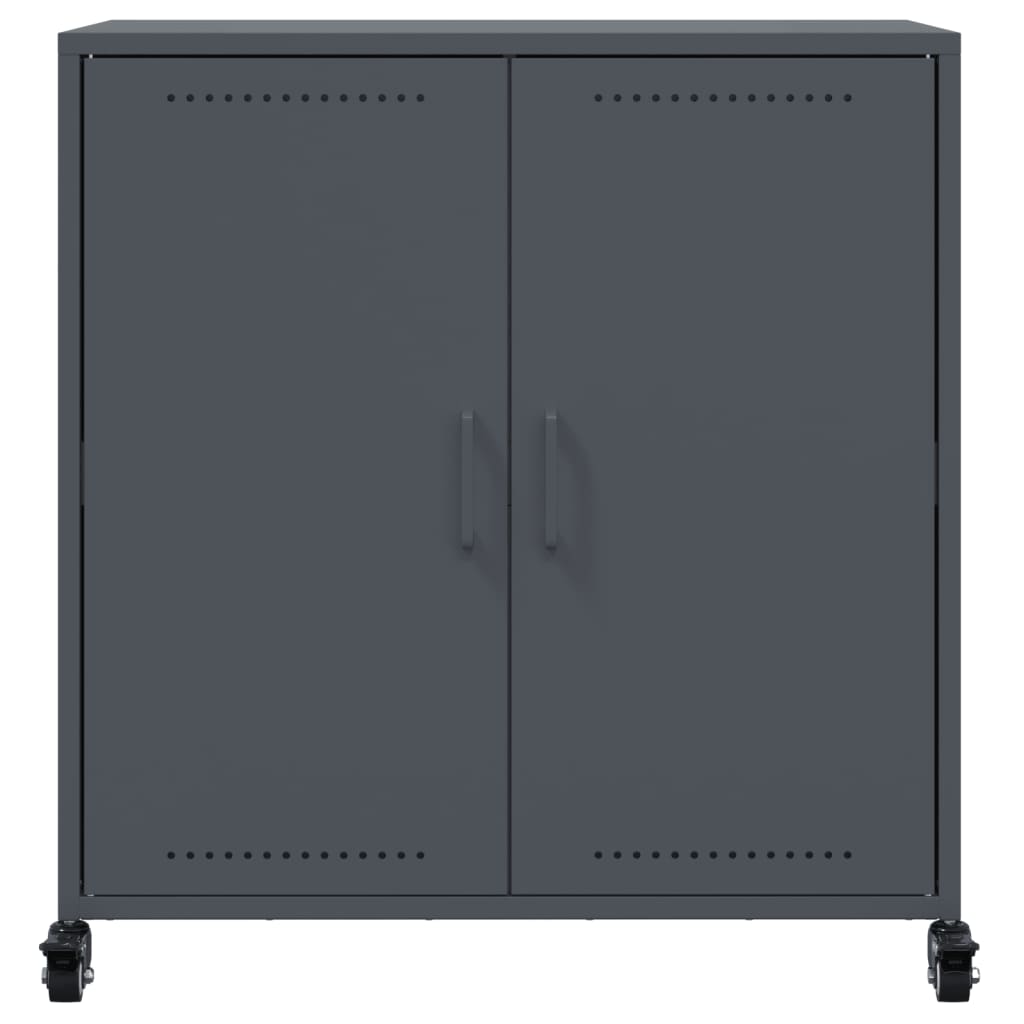 skab 68x39x72 cm stål antracitgrå