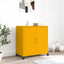 skab 68x39x72 cm stål sennepsgul
