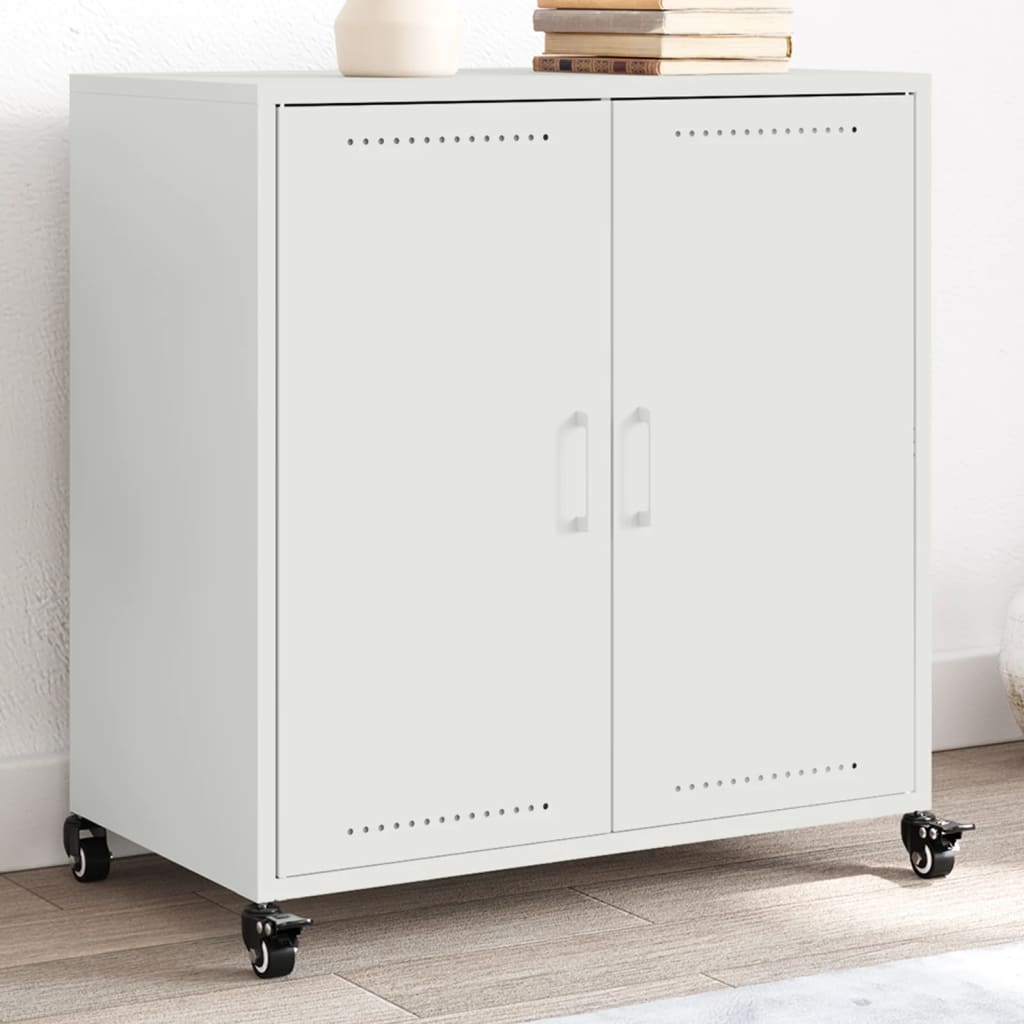 skab 68x39x72 cm stål hvid