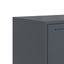 tv-bord 100,5x39x43,5 cm stål antracitgrå