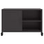 tv-bord 68x39x43,5 cm stål sort