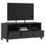 tv-bord 100,5x39x43,5 cm stål sort