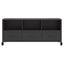 tv-bord 100,5x39x43,5 cm stål sort