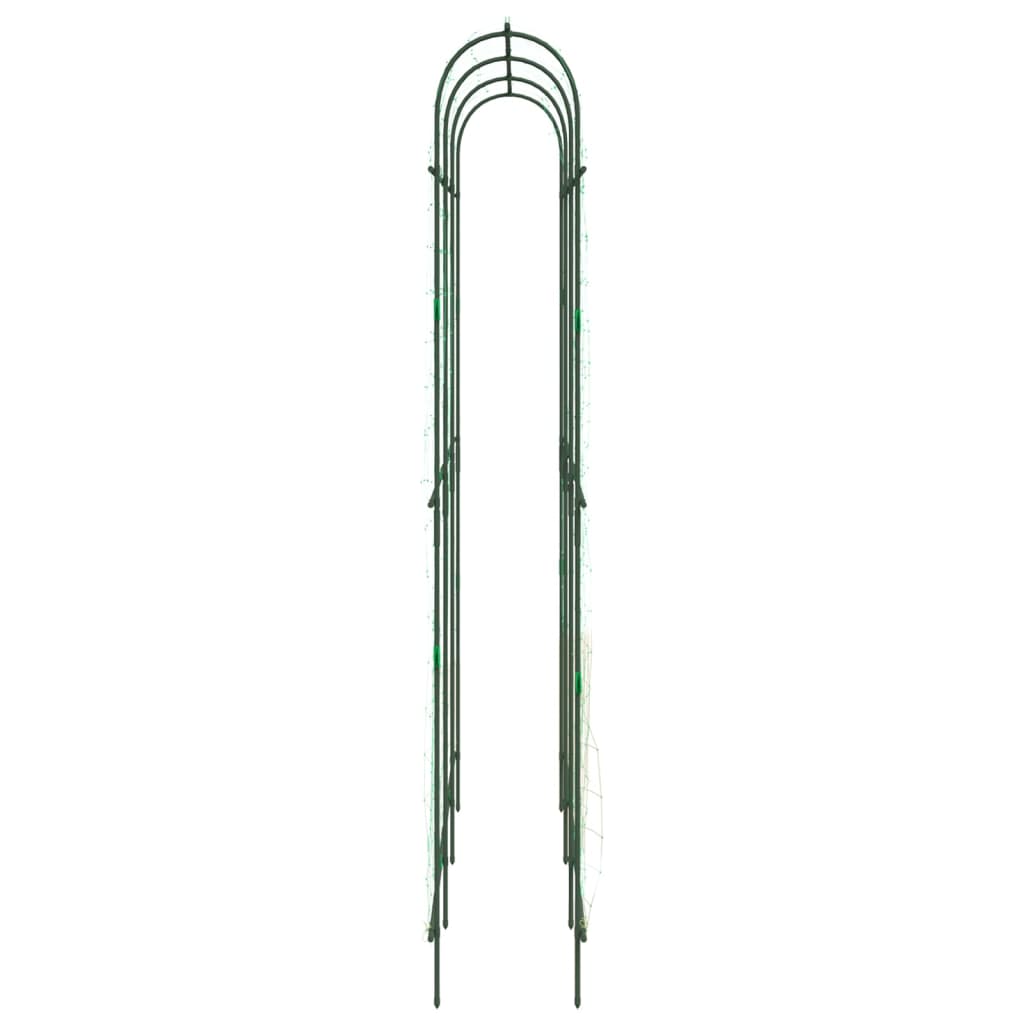 espalier til klatreplanter 181x31x182,5 cm U-ramme stål
