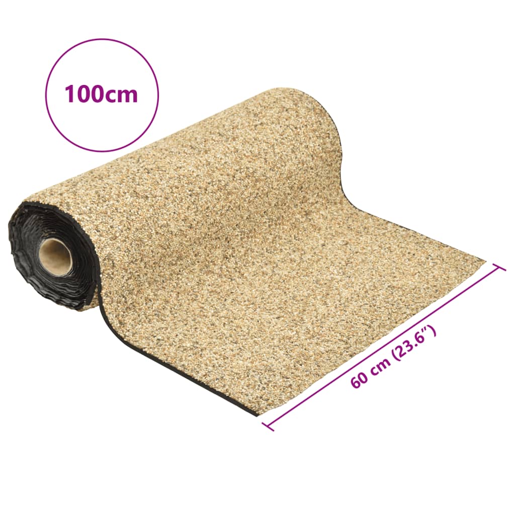 stenfolie 100x60 cm naturligt sand
