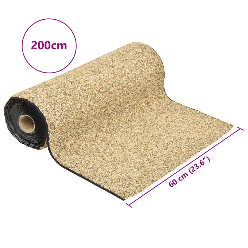 stenfolie 200x60 cm naturligt sand