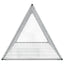 kaninbur 200x105x91 cm galvaniseret stål sølvfarvet