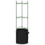 espalierer med planteposer 6 stk. 116 cm stål og PP