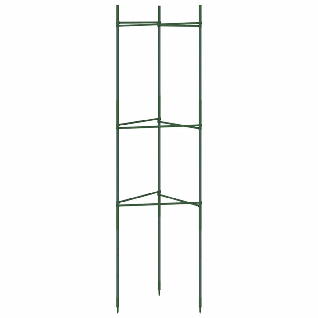 espalierer til tomater 8 stk. 116 cm stål og PP