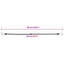 elastiksnore 25 stk. med refleksstriber og kroge 88 cm