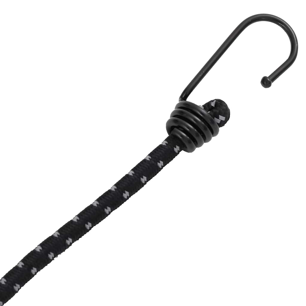 elastiksnore 50 stk. med refleksstriber og kroge 88 cm