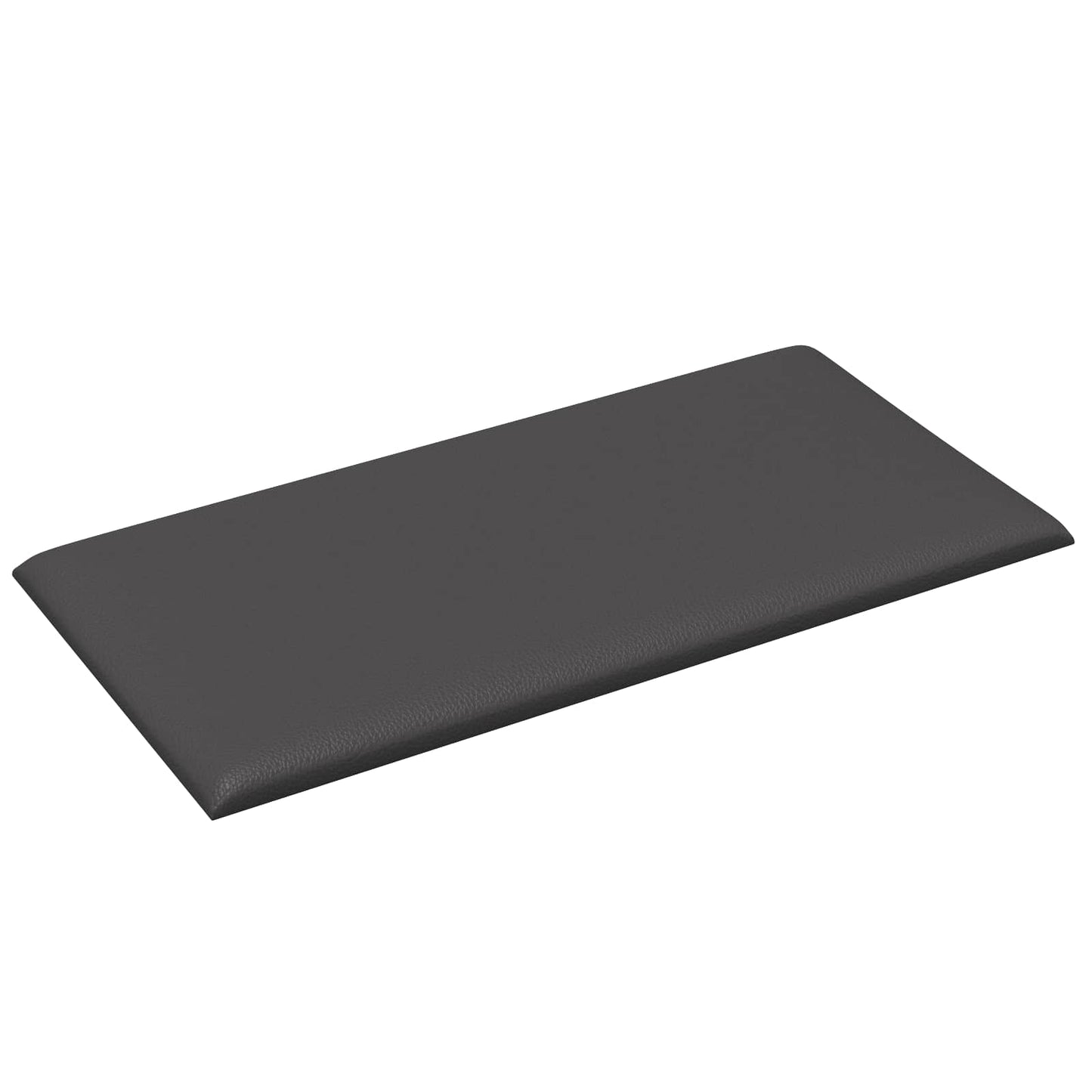 Væghovedgærde 12 pcs 30 x 15 cm Grå Stof