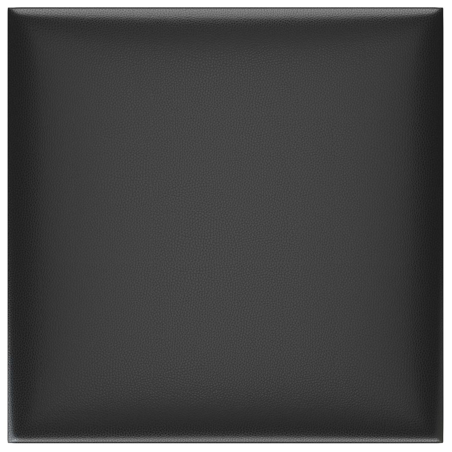 Væghovedgærde 12 pcs 30 x 30 cm Sort Stof
