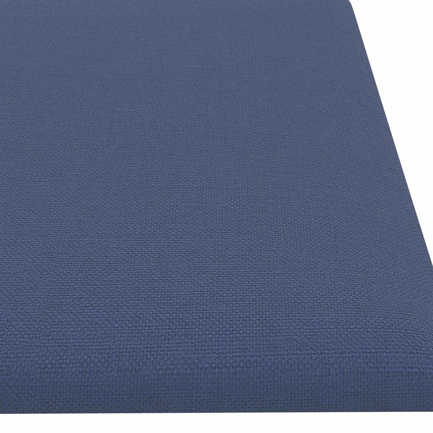 Væghovedgærde 12 pcs 60 x 15 cm Blå Stof