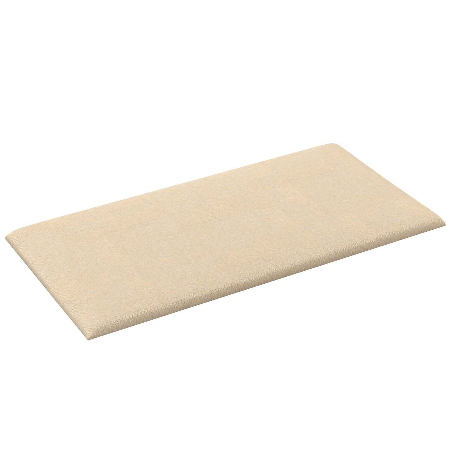 Væghovedgærde 12 pcs 60 x 30 cm Creme Stof