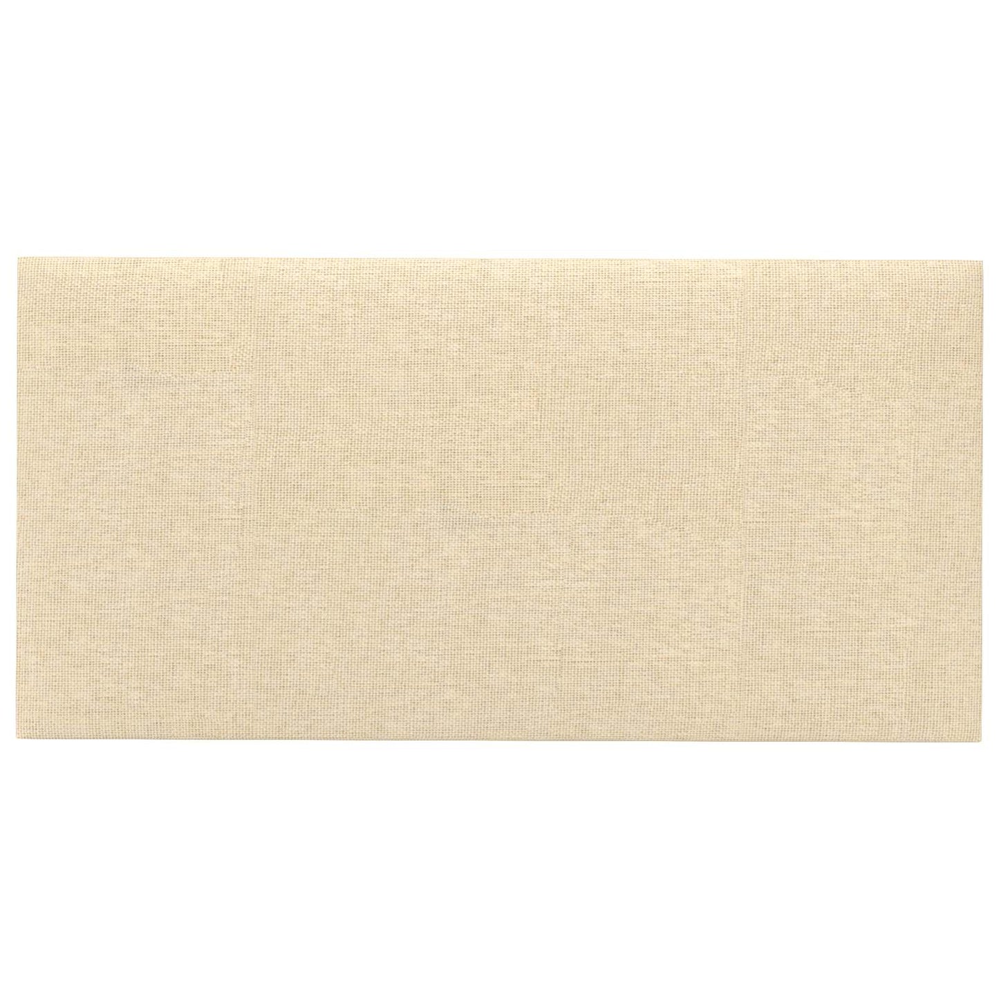 Væghovedgærde 12 pcs 60 x 30 cm Creme Stof