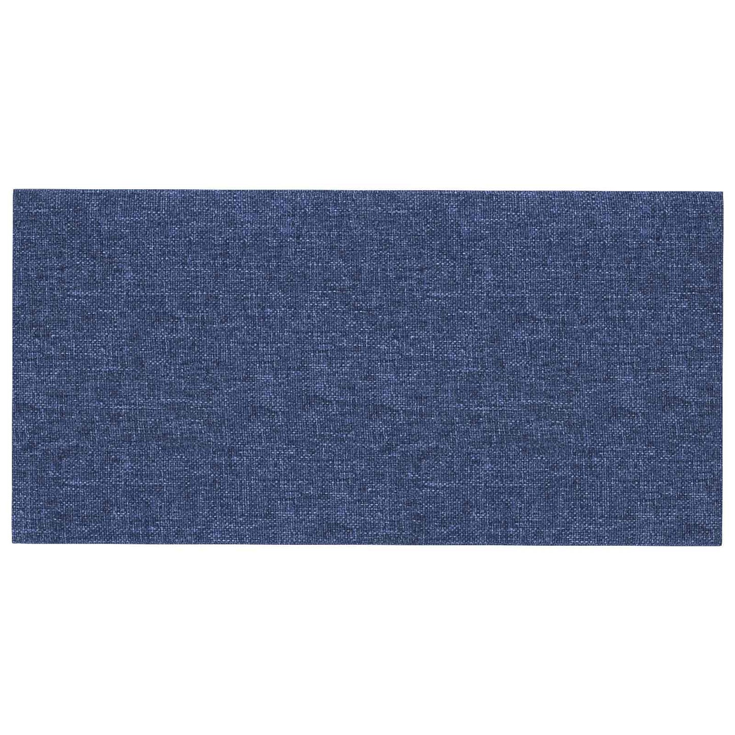Væghovedgærde 12 pcs 60 x 30 cm Blå Stof