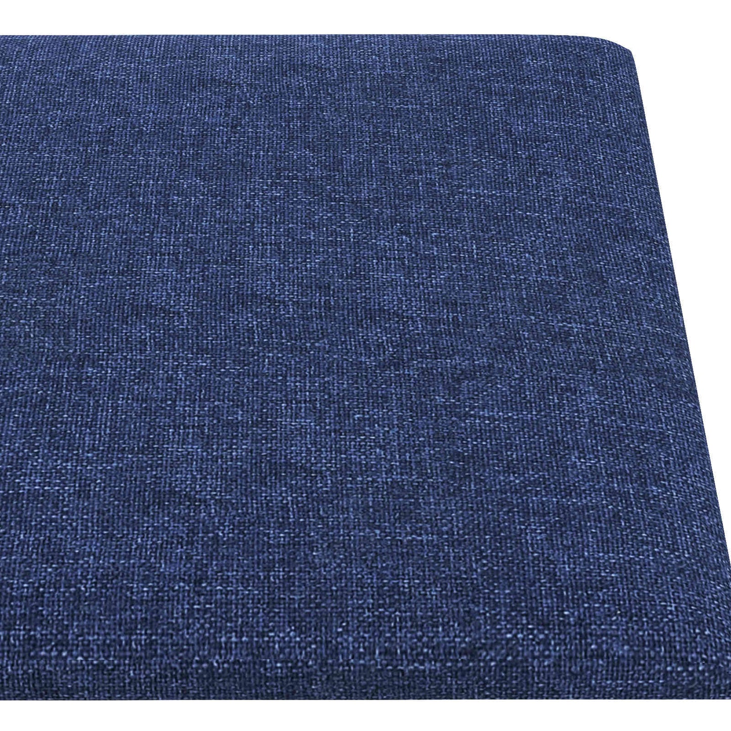 Væghovedgærde 12 pcs Blå 90 x 15 cm Stof
