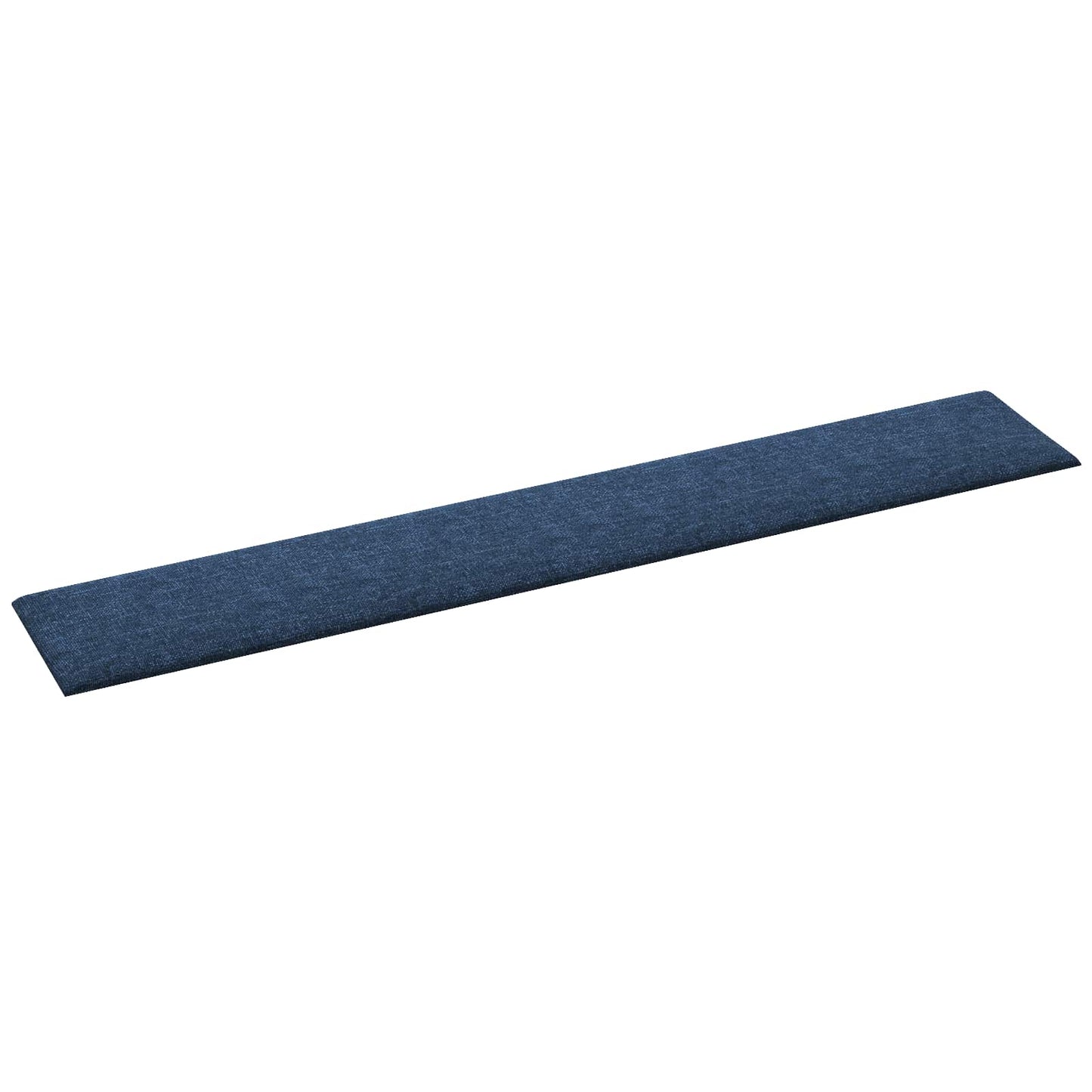 Væghovedgærde 12 pcs Blå 90 x 15 cm Stof