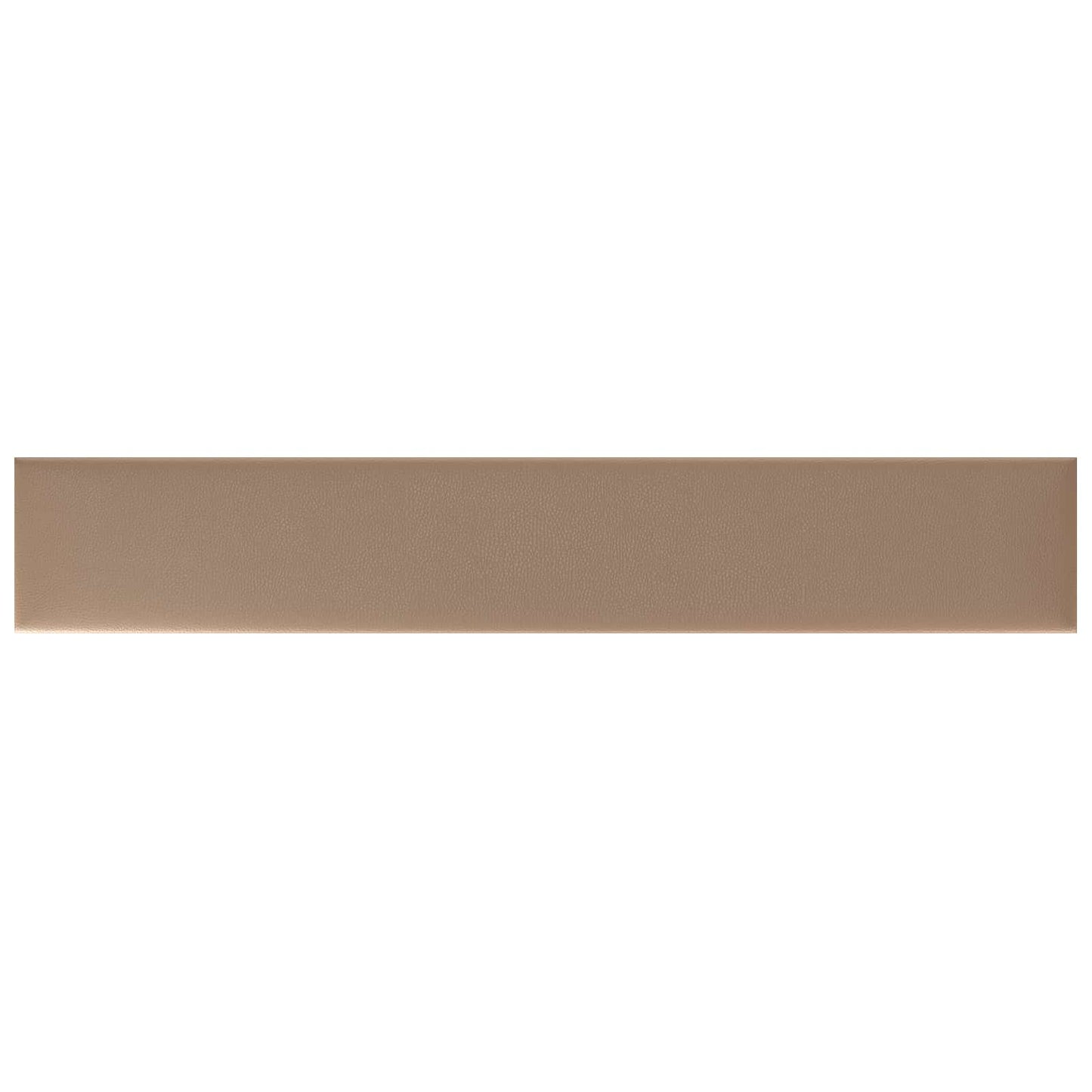 Væghovedgærde 12 pcs Cappuccino 90 x 15 cm Stof