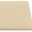 Væghovedgærde 12 stk. 90 x 30 cm Creme Stof