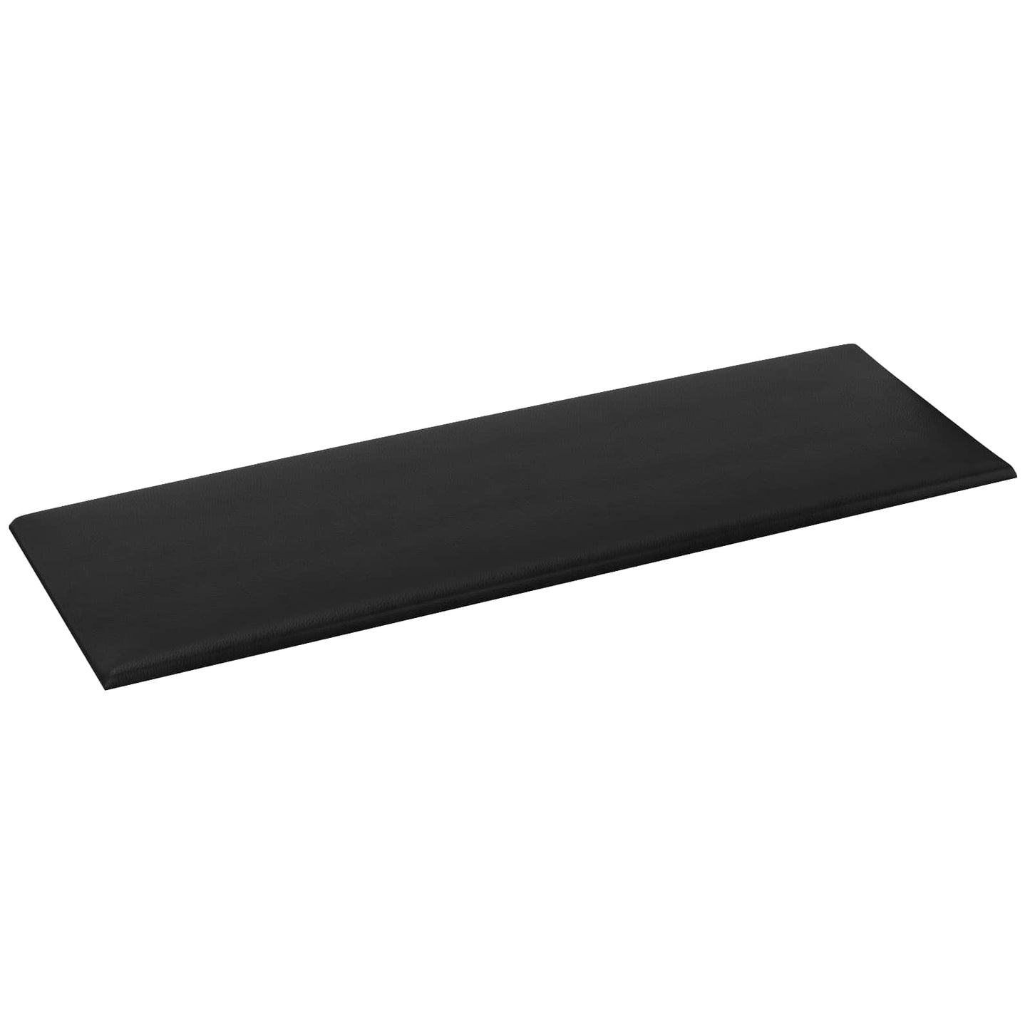 Væghovedgærde 12 pcs 90 x 30 cm Sort Stof