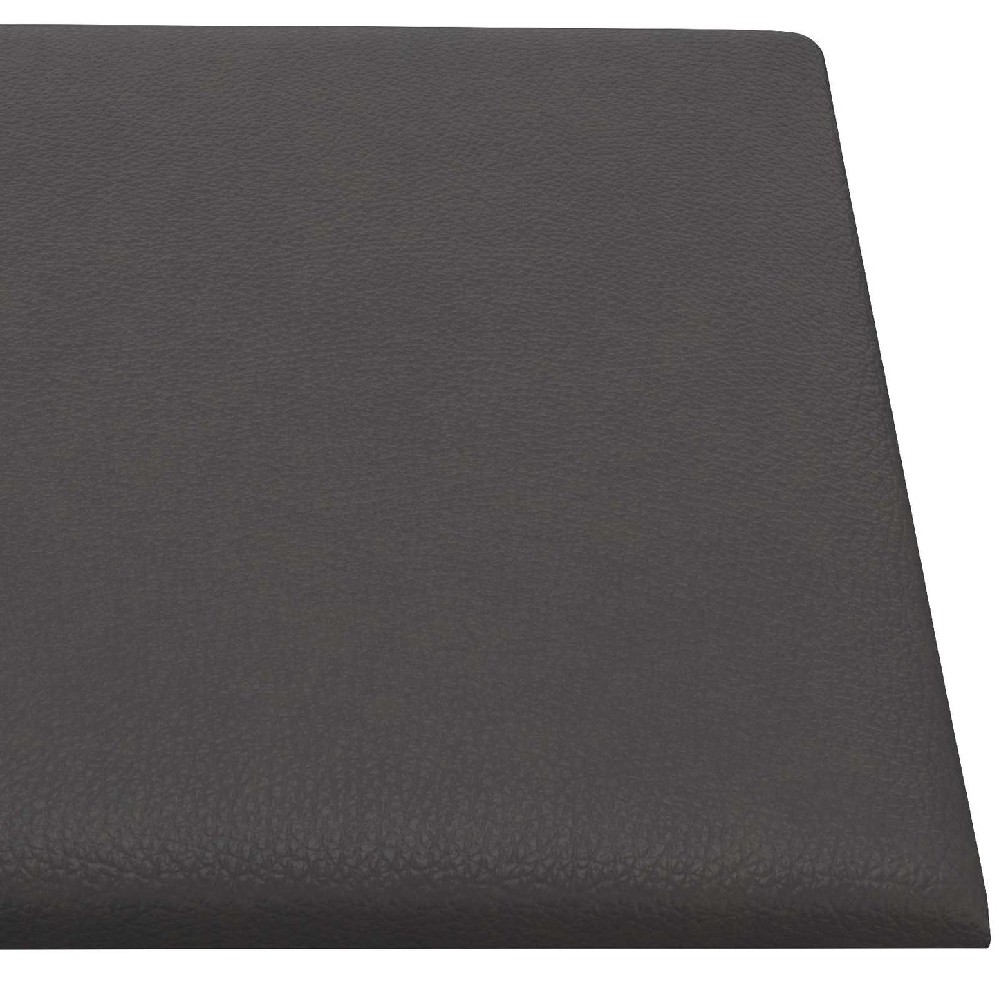 Væghovedgærde 12 pcs Grå 90 x 30 cm Stof