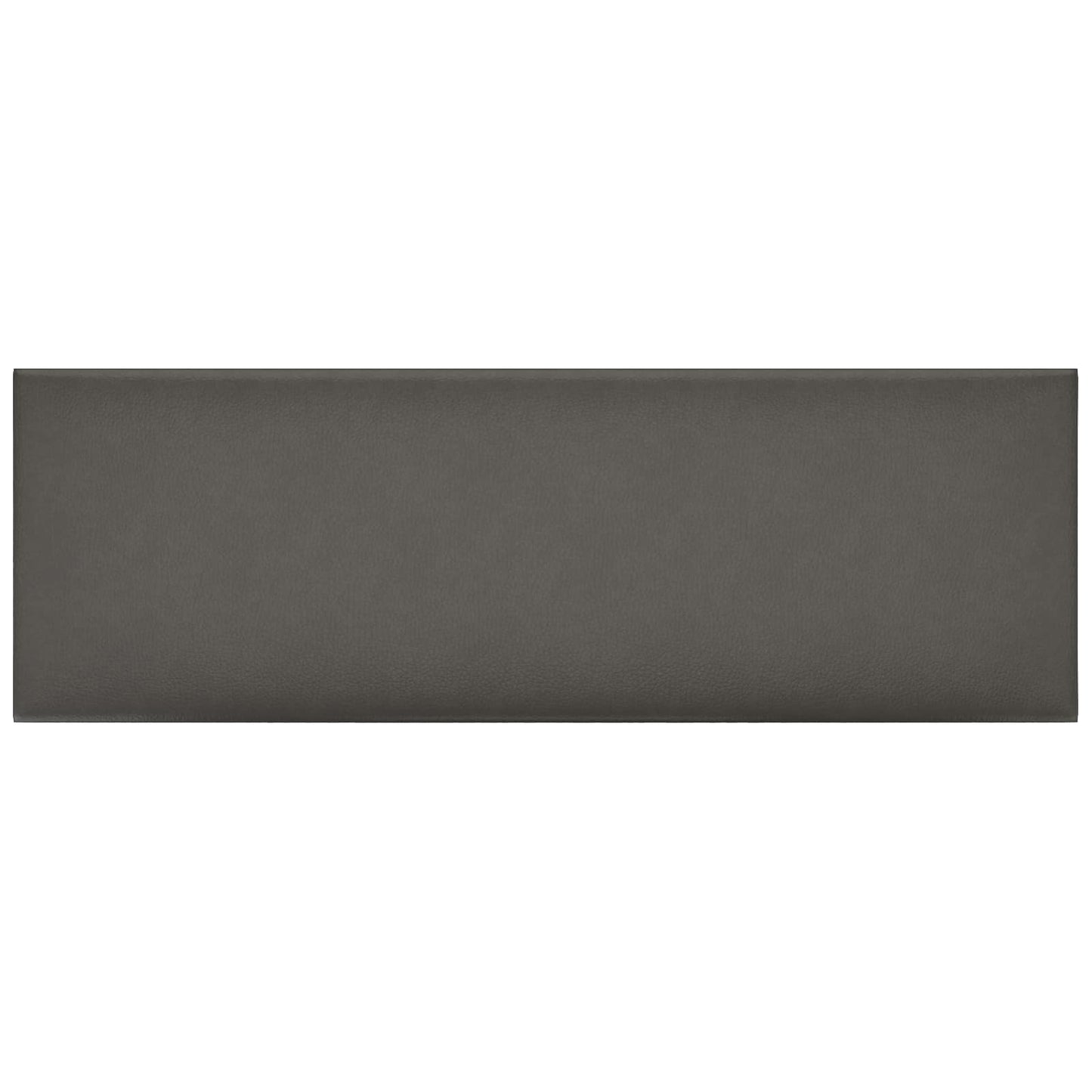 Væghovedgærde 12 pcs Grå 90 x 30 cm Stof