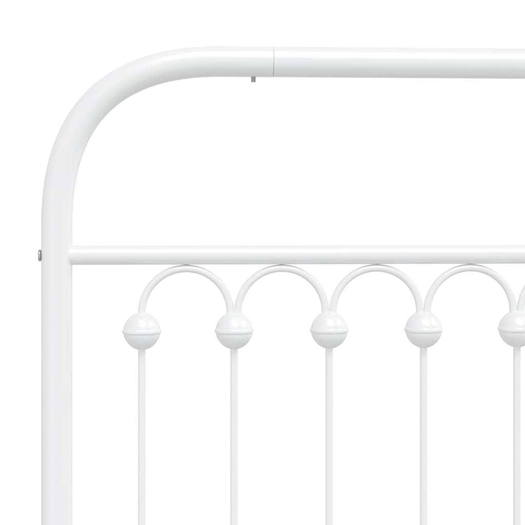 udskiftningsgavl 90 cm metal hvid