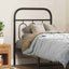 udskiftningsgavl 75 cm metal sort