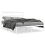 sengeramme med sengegavl 150x200 cm metal hvid