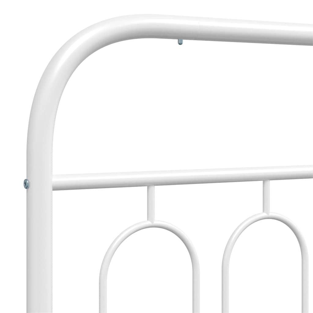 udskiftningsgavl 100 cm metal hvid