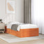 sengeramme uden madras 90x190 cm massivt fyrretræ gyldenbrun