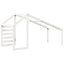 stel til husseng 198x87x113 cm massivt fyrretræ hvid
