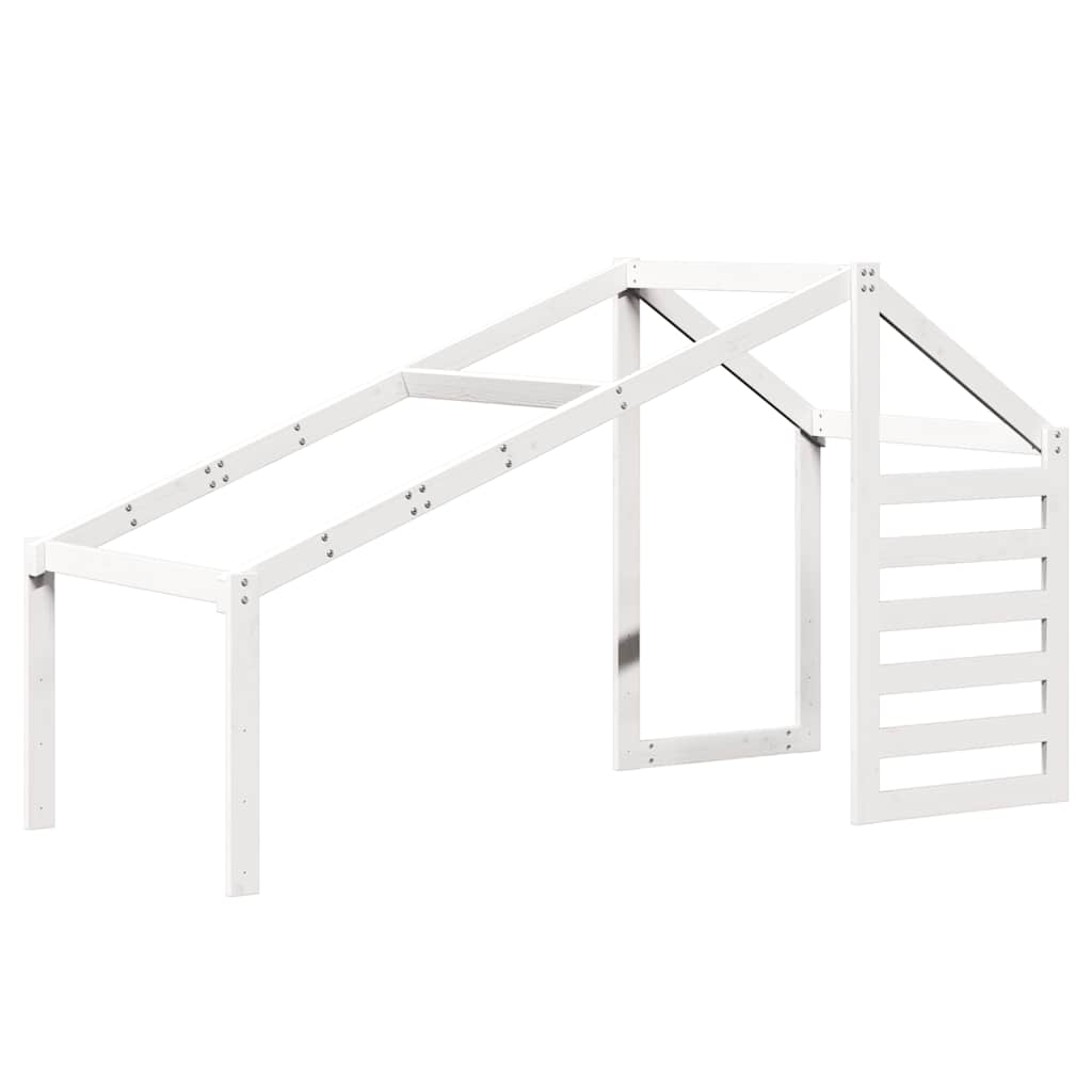 stel til husseng 188x97x113 cm massivt fyrretræ hvid