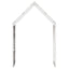stel til husseng 60x89x134,5 cm massivt fyrretræ hvid