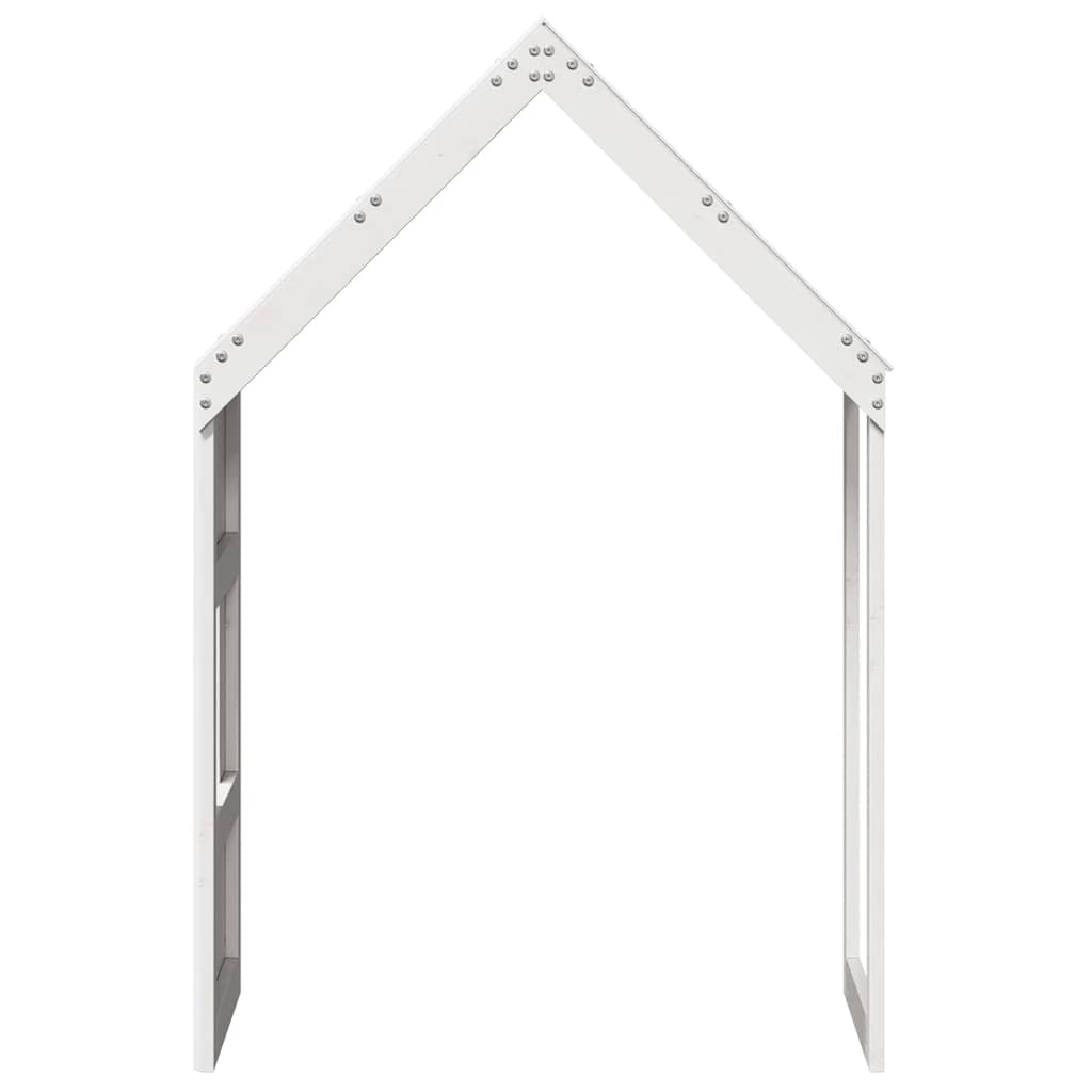 stel til husseng 60x99x139,5 cm massivt fyrretræ hvid