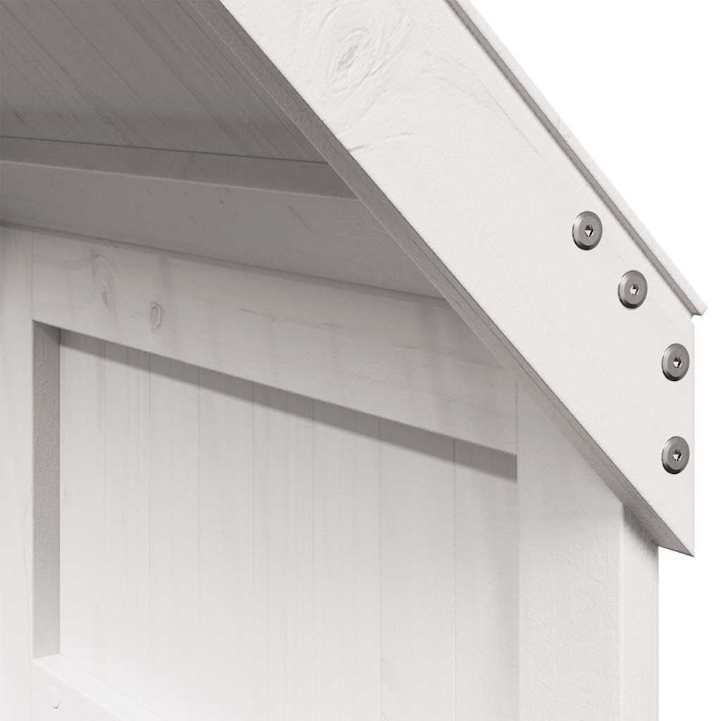 stel til husseng 60x99x139,5 cm massivt fyrretræ hvid