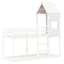 stel til husseng 55x99x139,5 cm massivt fyrretræ hvid