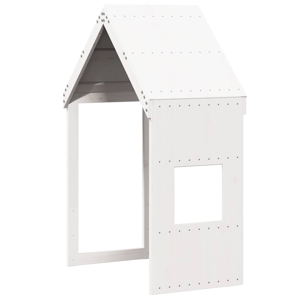 stel til husseng 55x84x132 cm massivt fyrretræ hvid