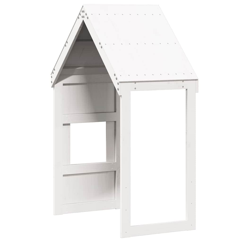 stel til husseng 55x84x132 cm massivt fyrretræ hvid
