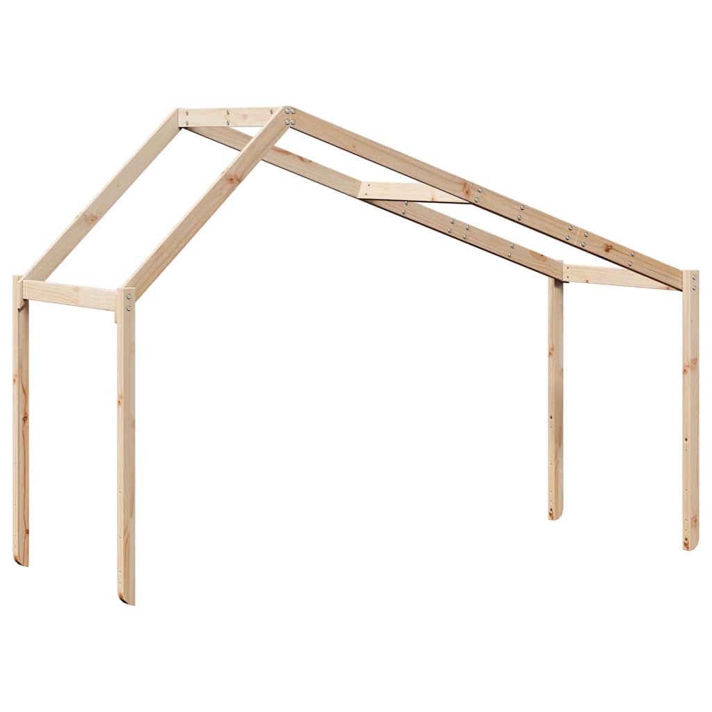 stel til husseng 213x95,5x144,5 cm massivt fyrretræ