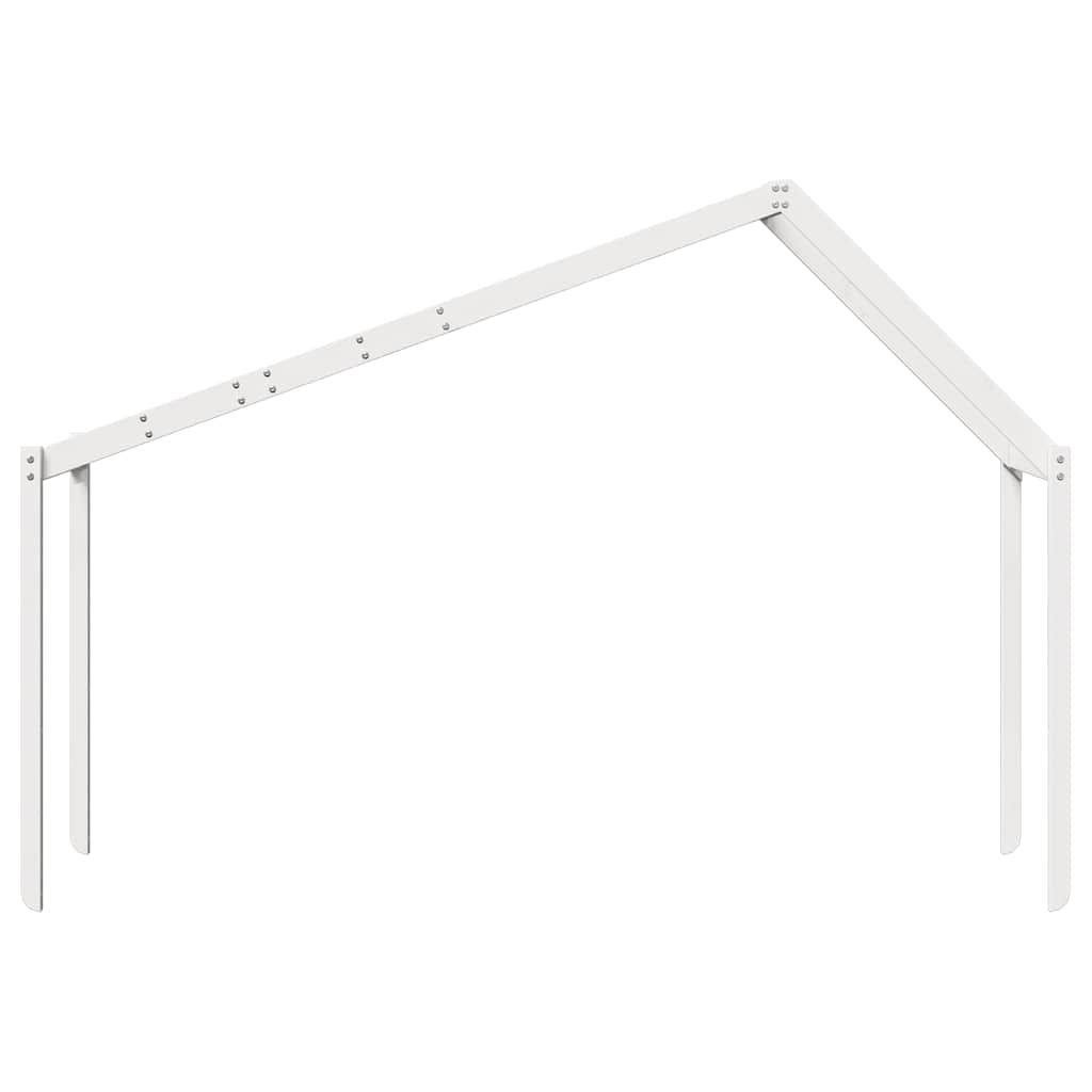 stel til husseng 213x95,5x144,5 cm massivt fyrretræ hvid