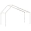 stel til husseng 213x85,5x144,5 cm massivt fyrretræ hvid