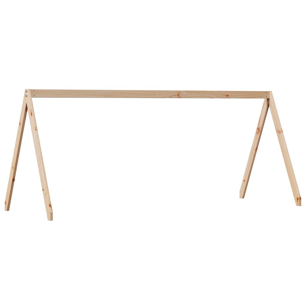 stel til husseng 199x80,5x88 cm massivt fyrretræ