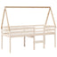 stel til husseng 199x80,5x88 cm massivt fyrretræ