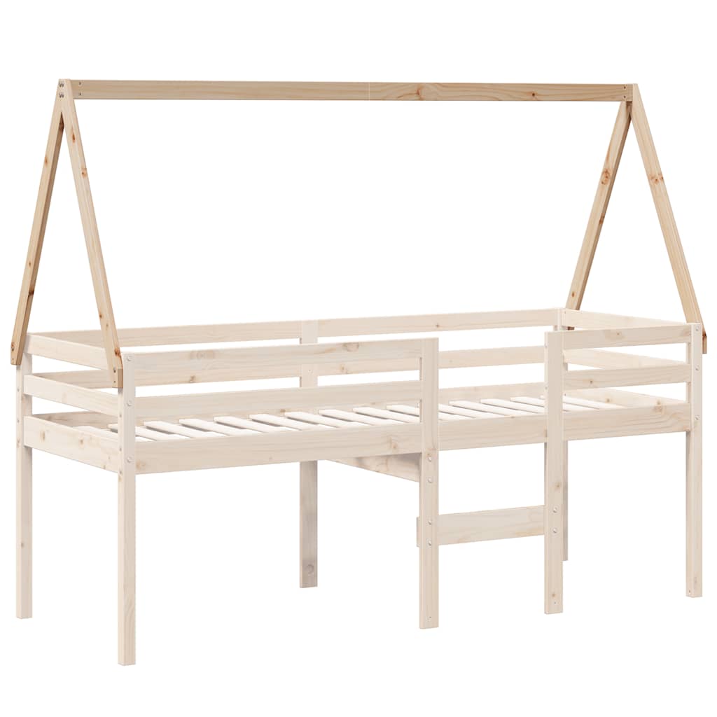 stel til husseng 199x80,5x88 cm massivt fyrretræ