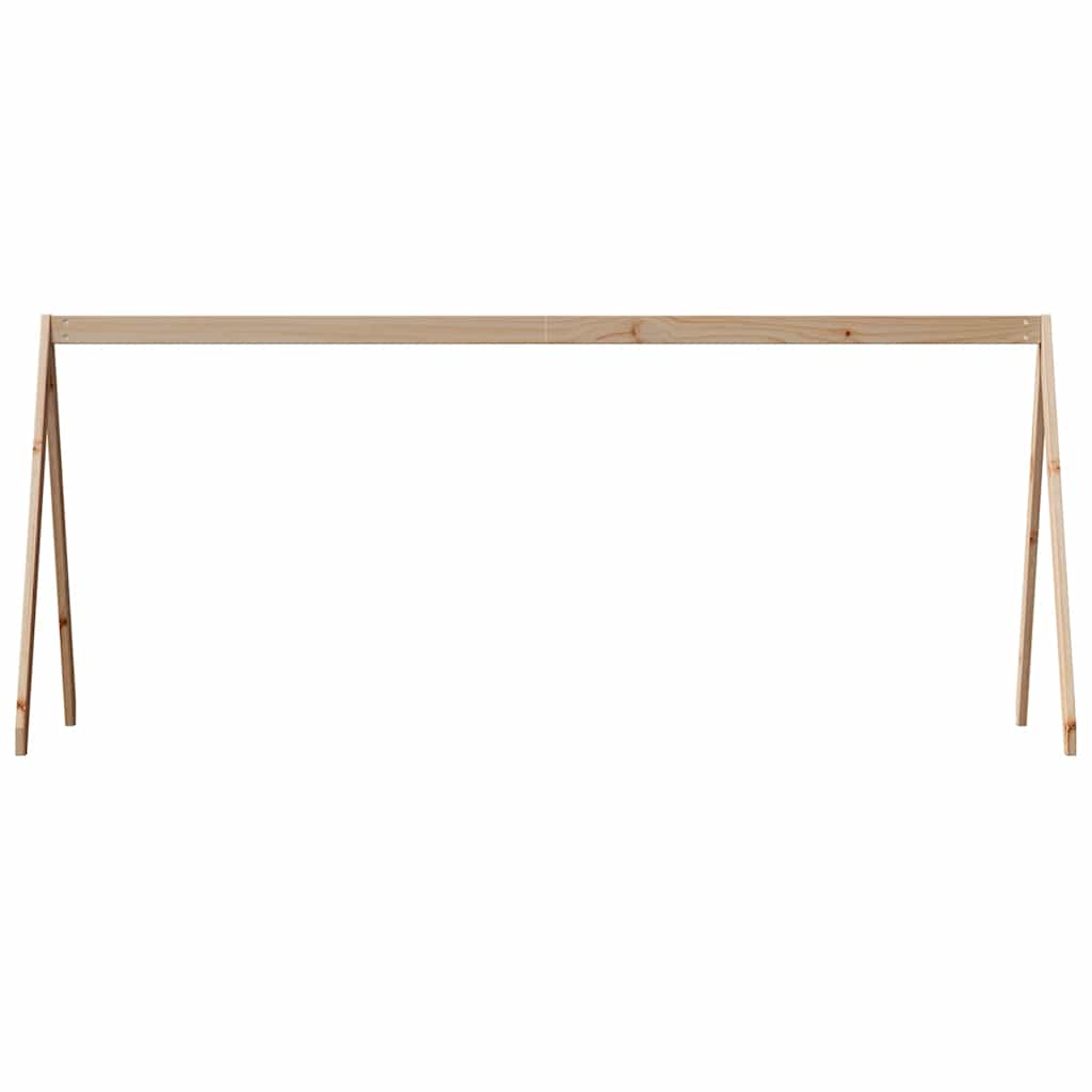 stel til husseng 199x80,5x88 cm massivt fyrretræ