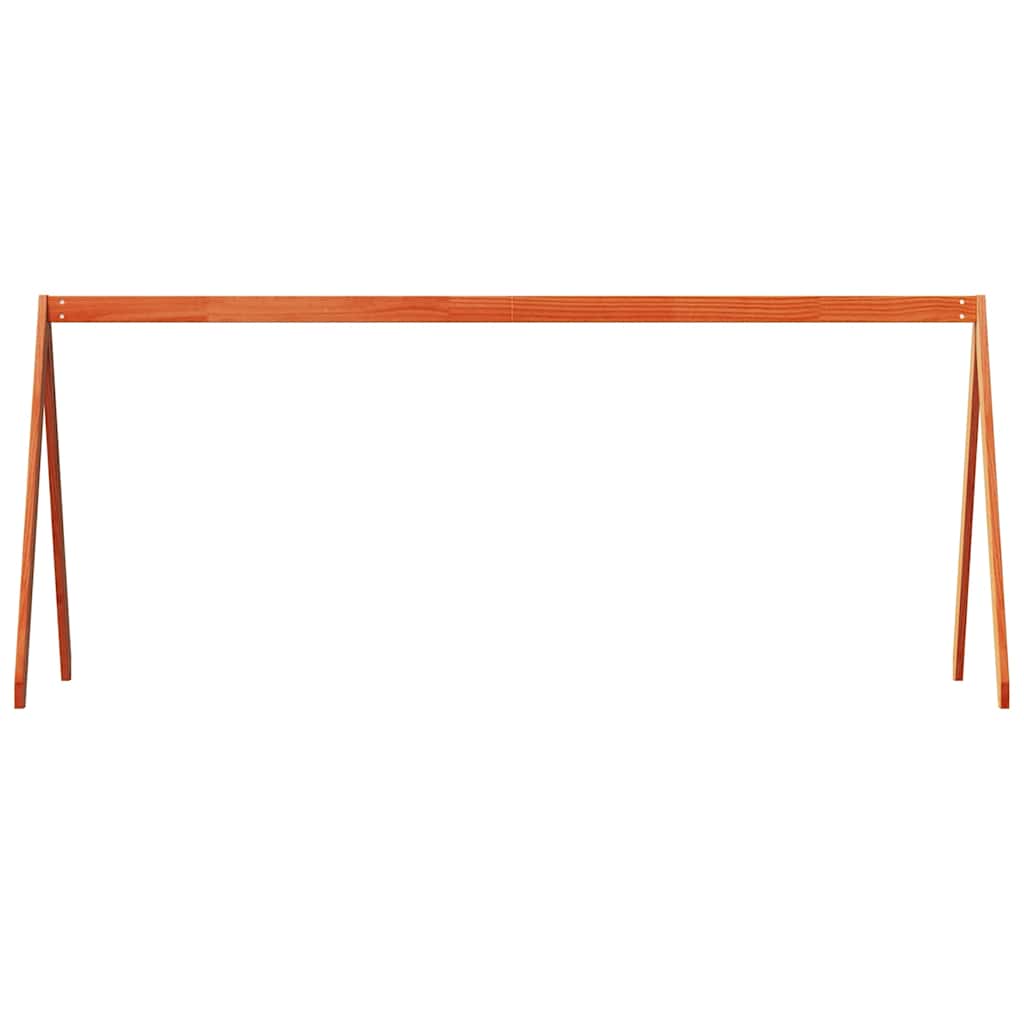 stel til husseng 199x80,5x88 cm massivt fyrretræ gyldenbrun