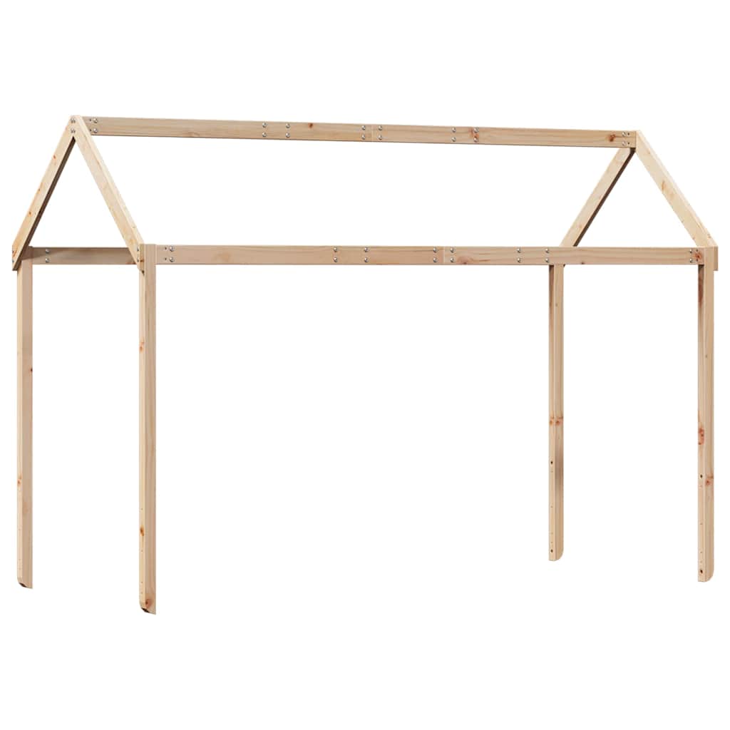 stel til husseng 217x95,5x159 cm massivt fyrretræ